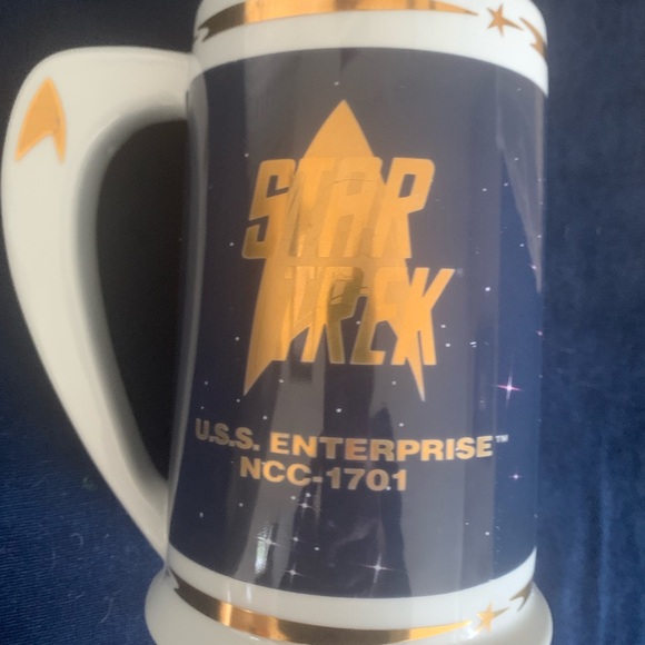 Vintage Star Trek Enterprise Hamilton Tankard - Picture 2 of 4